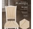 Стул Tetchair комплект 2 шт Opera ( op-sc ) дерево гевея, 45x53x97см, ivory white (слоновая кость 2-5), ткань бежевая (a168b) 12494 5