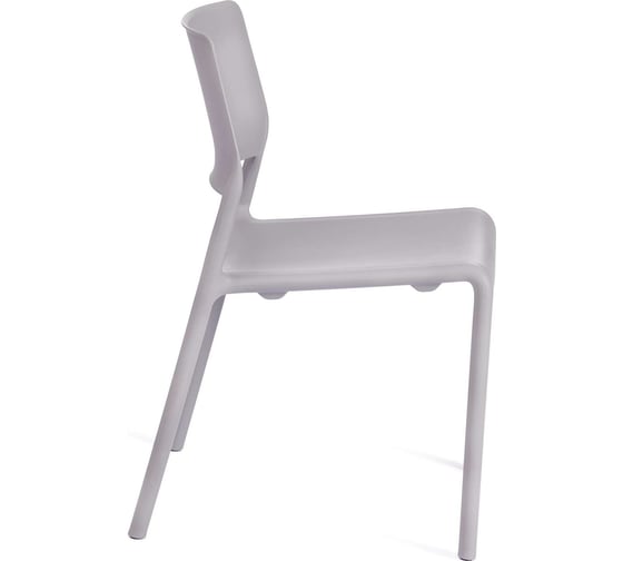 Стул Tetchair комплект 4 шт. Furdi (mod. 53) пластик, 48x55.5x77.5 см, grey (cерый) 9 19414