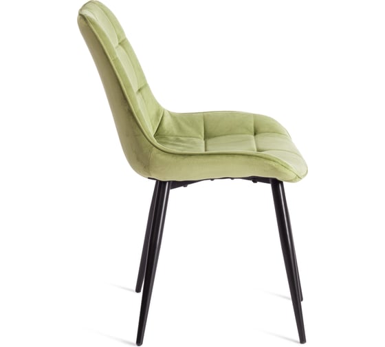 Стул Tetchair Abruzzo ( mod. 8060 ) / 1 шт. в упаковке металл/вельвет, 52x63x85 см, зеленый (hlr 54)/черный 19599