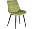 Стул Tetchair Abruzzo ( mod. 8060 ) / 1 шт. в упаковке металл/вельвет, 52x63x85 см, зеленый (hlr 54)/черный 19599 1
