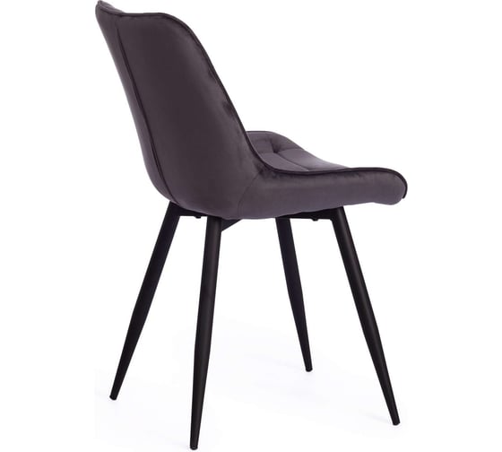 Стул Tetchair Abruzzo ( mod. 8060 ) / 1 шт. в упаковке металл,ткань, 42x60x84x49 см, серый вельвет (hlr-21) 19106