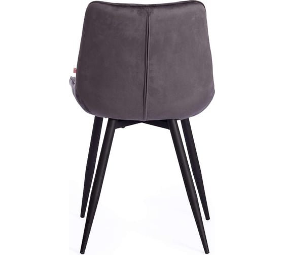 Стул Tetchair Abruzzo ( mod. 8060 ) / 1 шт. в упаковке металл,ткань, 42x60x84x49 см, серый вельвет (hlr-21) 19106