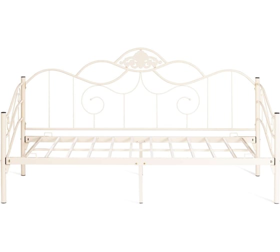 Кровать Tetchair Federica (mod. at-881) дерево гевея/металл, 90x200 см (day bed), белый (butter white) 20108