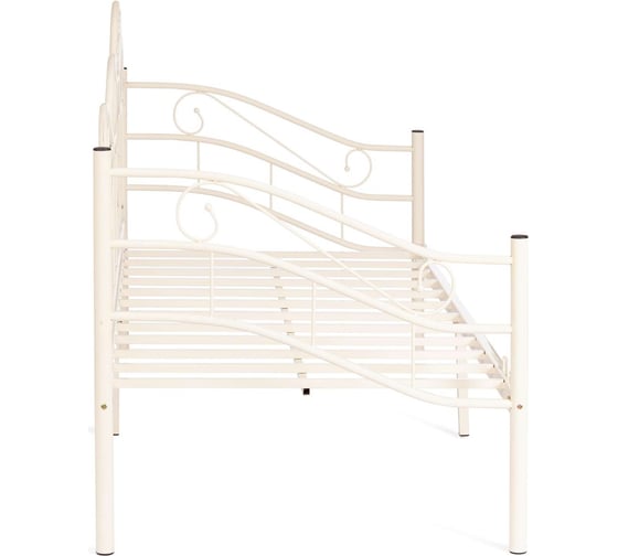 Кровать Tetchair Federica (mod. at-881) дерево гевея/металл, 90x200 см (day bed), белый (butter white) 20108