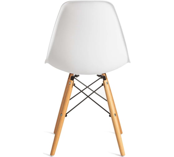 Стул Tetchair комплект 4 шт Cindy (eames) (mod. 001) дерево бук/металл/сиденье пластик, 51x46x82см, white (белый) 10698