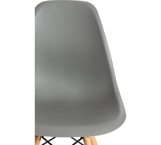 Стул Tetchair Cindy (eames) (mod. 001) / 1 шт. в упаковке дерево бук/металл/сиденье пластик, 51x46x82.5см, серый/grey 14217