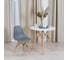 Стул Tetchair Cindy (eames) (mod. 001) / 1 шт. в упаковке дерево бук/металл/сиденье пластик, 51x46x82.5см, серый/grey 14217 14