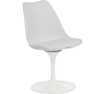 Стул Tetchair Tulip fashion chair (mod.109) / 1 шт. в упаковке металл/пластик/pu, 48x55x81см, белый / белый 19095