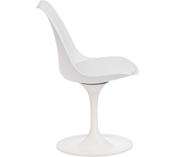 Стул Tetchair Tulip fashion chair (mod.109) / 1 шт. в упаковке металл/пластик/pu, 48x55x81см, белый / белый 19095