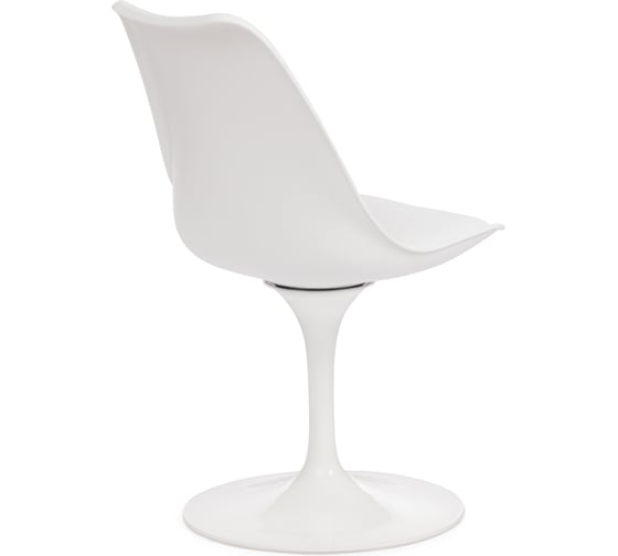 Стул Tetchair Tulip fashion chair (mod.109) / 1 шт. в упаковке металл/пластик/pu, 48x55x81см, белый / белый 19095