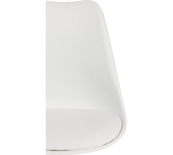 Стул Tetchair Tulip fashion chair (mod.109) / 1 шт. в упаковке металл/пластик/pu, 48x55x81см, белый / белый 19095