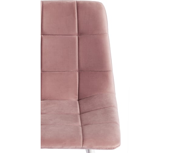 Стул Tetchair комплект 4 шт Chilly (mod. 7095-1) ткань/металл, 45x53x88 см, высота до сиденья 50 см, лавандовый barkhat 17/белый 19681
