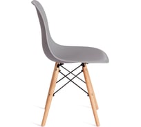 Стул Tetchair 4 шт Cindy (eames) (mod. 1801) дерево бук/металл/сиденье пластик, 45x51x82 см, light grey (светло-серый) 19828