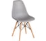 Стул Tetchair 4 шт Cindy (eames) (mod. 1801) дерево бук/металл/сиденье пластик, 45x51x82 см, light grey (светло-серый) 19828 2