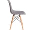 Стул Tetchair 4 шт Cindy (eames) (mod. 1801) дерево бук/металл/сиденье пластик, 45x51x82 см, light grey (светло-серый) 19828 3