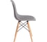 Стул Tetchair 4 шт Cindy (eames) (mod. 1801) дерево бук/металл/сиденье пластик, 45x51x82 см, light grey (светло-серый) 19828 1