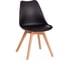 Стул Tetchair комплект 4 шт Tulip (mod. 73-1) дерево/пластик/экокожа, 47,5x55x80 см, черный 20187 1