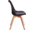 Стул Tetchair комплект 4 шт Tulip (mod. 73-1) дерево/пластик/экокожа, 47,5x55x80 см, черный 20187 3