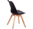 Стул Tetchair комплект 4 шт Tulip (mod. 73-1) дерево/пластик/экокожа, 47,5x55x80 см, черный 20187 4