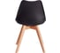 Стул Tetchair комплект 4 шт Tulip (mod. 73-1) дерево/пластик/экокожа, 47,5x55x80 см, черный 20187 5
