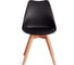 Стул Tetchair комплект 4 шт Tulip (mod. 73-1) дерево/пластик/экокожа, 47,5x55x80 см, черный 20187 6