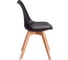 Стул Tetchair комплект 4 шт Tulip (mod. 73-1) дерево/пластик/экокожа, 47,5x55x80 см, черный 20187 2