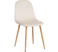 Стул Tetchair breeze (mod. 4724) / 1 шт. в упаковке вельвет/металл, 44x53x87 см, light beige (светло-бежевый) hlr1 / натуральный 20089