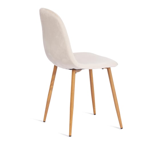 Стул Tetchair breeze (mod. 4724) / 1 шт. в упаковке вельвет/металл, 44x53x87 см, light beige (светло-бежевый) hlr1 / натуральный 20089