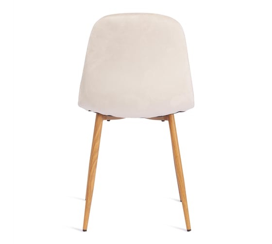 Стул Tetchair breeze (mod. 4724) / 1 шт. в упаковке вельвет/металл, 44x53x87 см, light beige (светло-бежевый) hlr1 / натуральный 20089