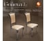 Стул Tetchair комплект 2 шт Geneva ( gn-sc ) дерево гевея, 46x52x96см, tobacco, ткань золотистые цветы (sk-gf) 9182 3