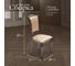 Стул Tetchair комплект 2 шт Geneva ( gn-sc ) дерево гевея, 46x52x96см, tobacco, ткань золотистые цветы (sk-gf) 9182 7