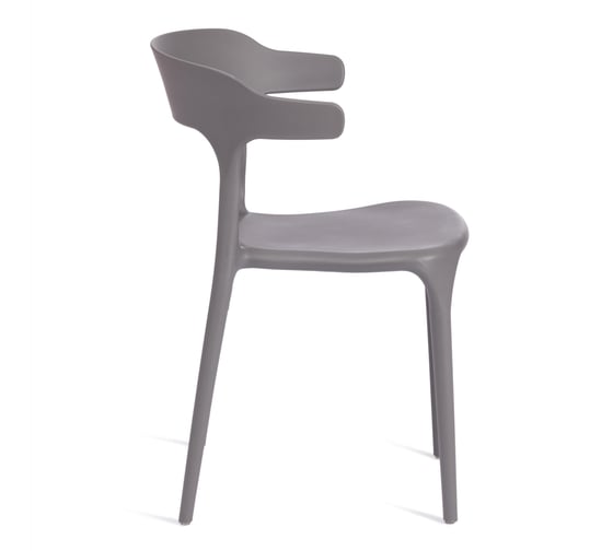 Стул Tetchair комплект 4 шт Ton (mod. pc33) пластик, 49x52x74 см, dark-grey (тёмно-cерый) 15537 20225 1