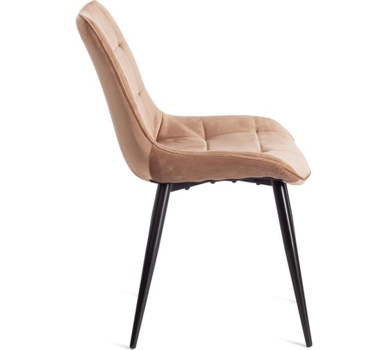 Стул Tetchair комплект 4 шт Abruzzo ( mod. 8060 ) металл/вельвет, 52x63x85 см, коричневый (hlr11)/черный 19233