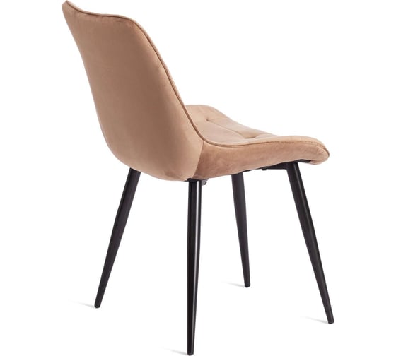 Стул Tetchair комплект 4 шт Abruzzo ( mod. 8060 ) металл/вельвет, 52x63x85 см, коричневый (hlr11)/черный 19233