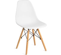 Стул Tetchair 4 шт Cindy (eames) (mod. 1801) дерево бук/металл/сиденье пластик, 45x51x82 см, white (белый) 19826