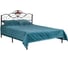 Кровать Tetchair Federica (mod. at-881) дерево гевея/металл, 160x200 см (queen bed), красный дуб/черный 20105 1