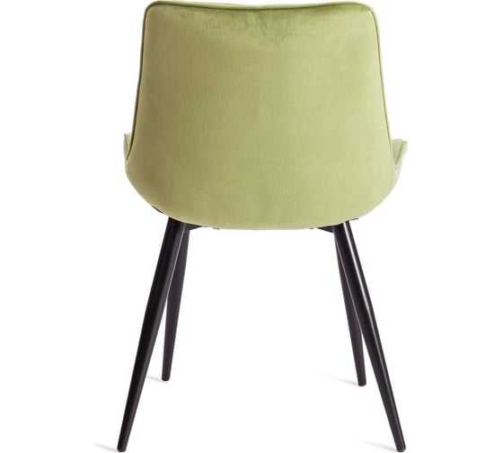 Стул Tetchair комплект 4 шт Abruzzo ( mod. 8060 ) металл/вельвет, 52x63x85 см, зеленый (hlr 54)/черный 19234