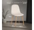 Стул Tetchair 4 шт Breeze (mod. 4724) вельвет/металл, 44x53x87 см, light beige (светло-бежевый) hlr1 / натуральный 20088 9
