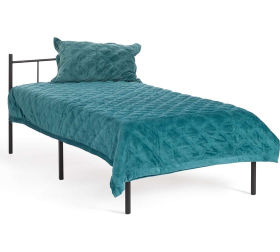 Кровать Tetchair Rowenta (mod. 9177) металл, 90x200 см (single bed), black (черный) 19885