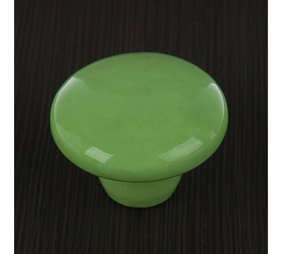 Ручка-кнопка ТУНДРА Ceramics 002, керамическая, фисташковая 2772156