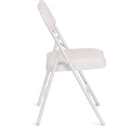 Складной стул Tetchair folder 3022g, каркас: металл, сиденье/спинка: экокожа, 46.5x47.5x79 см, white (белый) / white (белый), 6 шт. 20101