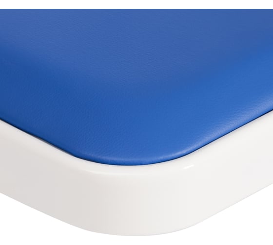 Складной стул Tetchair folder 3022g, каркас: металл, сиденье/спинка: экокожа, 46.5x47.5x79 см, blue (синий) / white (белый), комплект 6 шт 20102