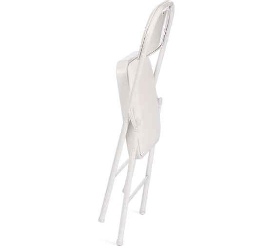 Складной стул Tetchair folder 3022gкаркас: металл, сиденье/спинка: экокожа, 46.5x47.5x79 см, white (белый) / white (белый) 20473
