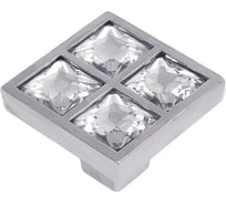 Ручка-кнопка ТУНДРА PK038CR, цвет хром 3671620