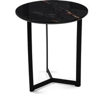 Журнальный стол Woodville роб d-450 обсидиан / черный 553556