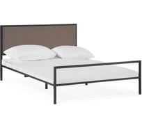 Кровать Woodville азет 1 160x200 черный / dark brown 552924