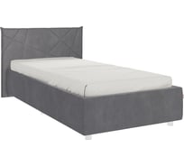 Кровать Woodville бест 90x200 велюр графит с основанием 524088