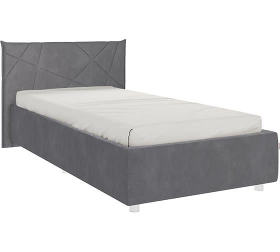 Кровать Woodville бест 90x200 с пм велюр графит 505114 1