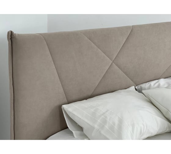 Кровать Woodville бест 90x200 с пм велюр капучино 505115