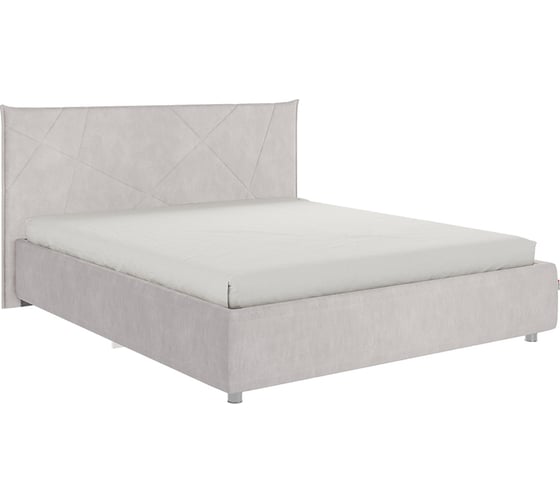 Кровать Woodville квест 160x200 с пм велюр галька 505212 1